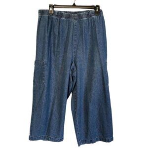 EUC Basic Editons Denim Capri's